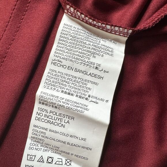 Arizona State Sun Devils Logo Performance Polo Men’s XL Maroon Captivating New - Picture 5 of 9